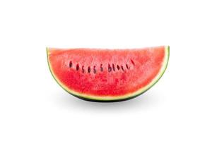 Watermelon sweet and juicy isolated on a white background photo