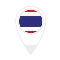 National flag of Netherlands ,round icon. Vector map pointer icon.