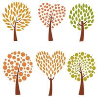 tree illustration collection vector