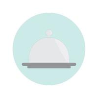 room service vector illustration icon dining service dish