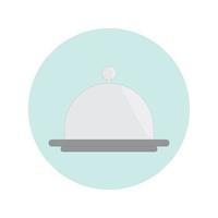 room service vector illustration icon dining service dish