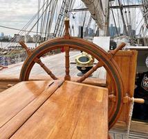 London in the UK in June 2022. A view of the Cutty Sark in London photo