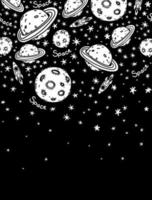 estrella negra en estilo moderno sobre fondo blanco. ilustración de dibujos animados vectoriales. vector