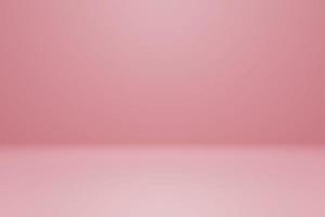 Empty pastel pink studio background, mockup template for product display, business backdrop. photo