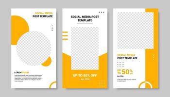 Modern Social Media banner template can be edited. Anyone can use this design easily. Promotional web banners for social media. Elegant sale and discount promo - Vector. vector