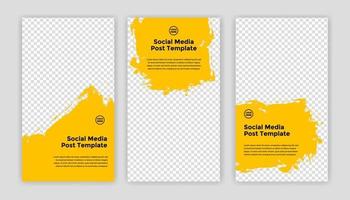 Se puede editar la plantilla moderna de banner de redes sociales. cualquiera puede usar este diseño fácilmente. banners web promocionales para redes sociales. elegante promoción de venta y descuento - vector. vector