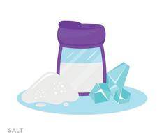 Vector Illustration of Salt