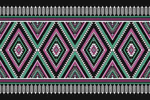 Abstract ethnic pattern traditional. Geometric pattern in tribal. Border decoration. Design for background, wallpaper, vector illustration, textile, fabric, clothing, batik, carpet, embroidery.