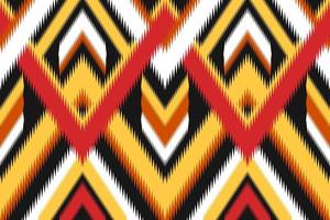 Ikat ethnic pattern traditional. Seamless pattern in tribal. Design for background, wallpaper, vector illustration, textile, fabric, clothing, batik, carpet, embroidery.