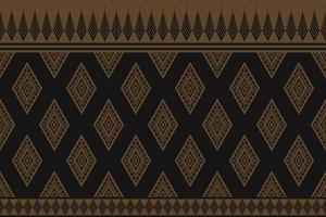 Ethnic abstract Brown pattern art. Seamless pattern in tribal, folk embroidery, and Mexican style. Geometric striped. Design for background, wallpaper, vector illustration, fabric, clothing, carpet