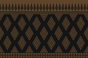 Ethnic abstract Brown pattern art. Seamless pattern in tribal, folk embroidery, and Mexican style. Geometric striped. Design for background, wallpaper, vector illustration, fabric, clothing, carpet