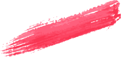 coup de pinceau aquarelle rouge png