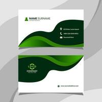 Business card template. Fit for your personal identity vector