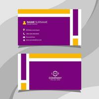 Business card template. Fit for your personal identity vector