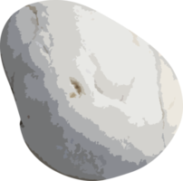 ilustración de piedra realista png