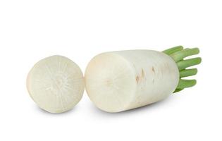 Radish isolated on white background ,include clipping path photo