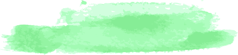 Green Watercolor brush stroke png