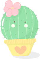 Cactus cartoon hand drawn png