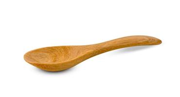 wooden spoon isolated on white background ,include clipping path photo