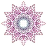 diseño de mandala para libros de colorear. adornos redondos decorativos de mandala vintage. vector