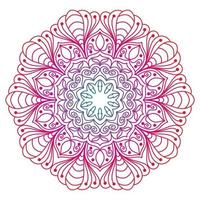 diseño de mandala para libros de colorear. adornos redondos decorativos de mandala vintage. vector