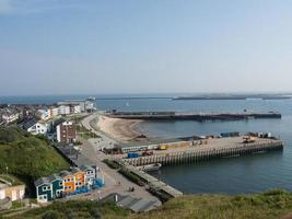 isla de helgoland en el mar del norte foto