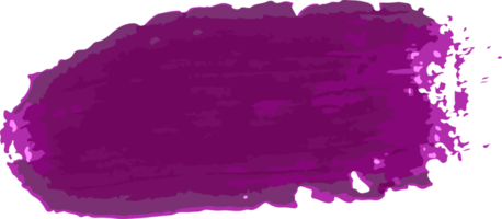 trazo de pincel de acuarela violeta png