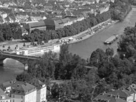 the city of Wuerzburg at the river main photo