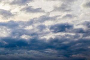 Stunning dark cloud formations right before a thunderstorm photo