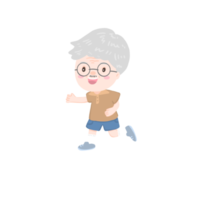 anciano haciendo ejercicios matutinos, anciano hace ejercicio png