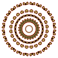 ilustração de padrão de mandala png