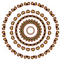 illustration de modèle de mandala png