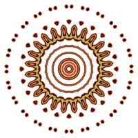 Mandala pattern illustration png