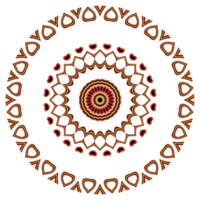 Mandala pattern illustration png