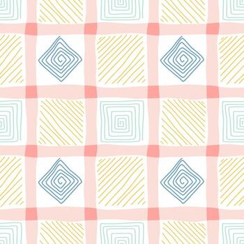 Seamless abstract pattern. Fabric pattern. vector