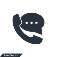 support icon logo vector illustration. Customer Support symbol template for graphic and web design collection