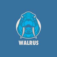 WALRUS MASCOT LOGO vector