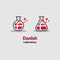 Danish Laboratory Icons vector