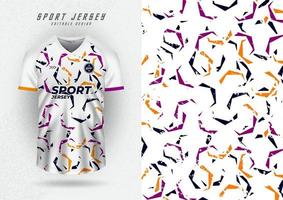 Background mock up for sports jerseys, jerseys, running shirts, stripes for sublimation. vector