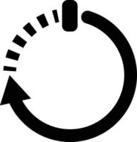 restart icon on white background. restart sign. flat style. vector