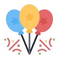 A perfect design icon of balloons vector