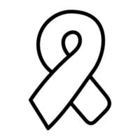 A beautiful design icon of awareness ribbon vector