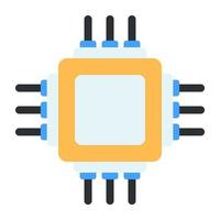 A perfect design vector of microchip