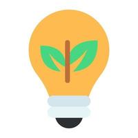 Perfect design icon of eco light vector