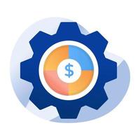 Perfect design icon of business management vector