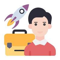 Perfect design icon of business launch vector