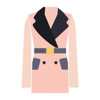 A unique design icon of female coat vector