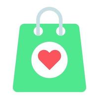 A perfect design icon of favorite shopping vector