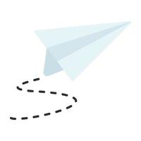 Conceptual flat design icon of send message vector