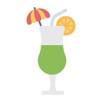 An icon design of lemonade vector